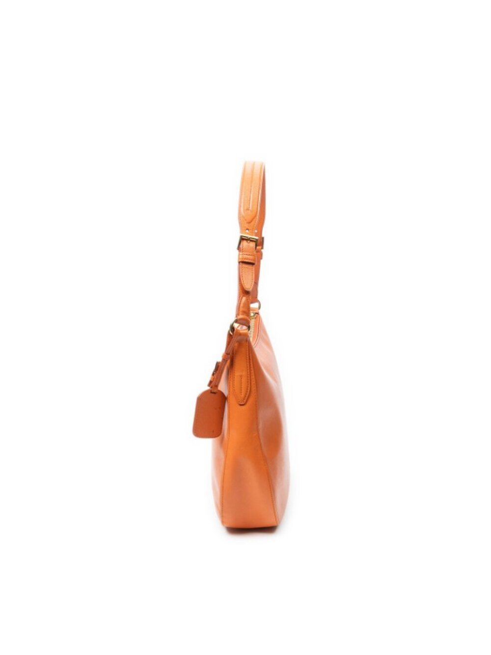 Prada Zip Hobo Orange Saffiano Leather - Picture 3 of 10